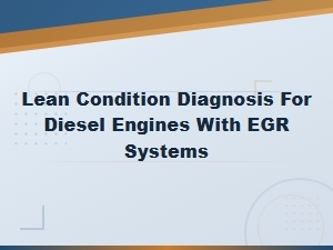 Diesel Egr Lean Condition Diagnosis: Identifying and Resolving Fuel-Air Imbalance Issues